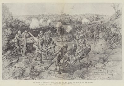 De Slag bij Ladysmith, Majoor Wing en zijn Mannen redden de Kanonnen van de 69e Batterij door Melton Prior
